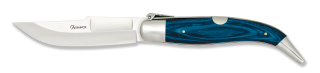 Nº00 TEJA MADERA AZUL. 6.5 CM