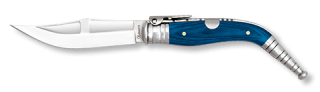 Navaja BANDOLERA Nº 0. Stamina Azul.Hoja
