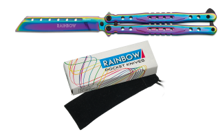 abanico Albainox Rainbow. hoja: 11 cm