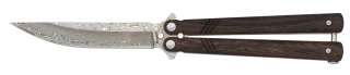 Navaja Abanico Albainox Damasco madera n