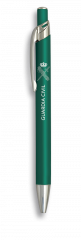 Boligrafo aluminio color verde. G. Civil