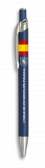 Boligrafo alumino color azul. UIP