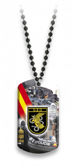 Placa con cadena de bolas GEO