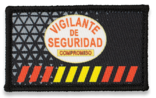 parche Seguridad Privada 4.2 *7.0 cm con