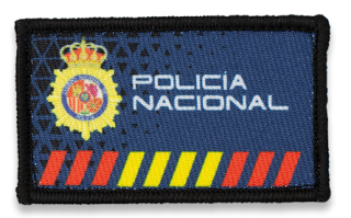 parche Policía Nacional 4.2 *7.0 cm con