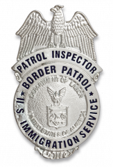 Chapa cartera US PATROL INSPECTOR