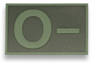 Parche goma ( 0 - ) Verde. (5.4 x3.4cm)