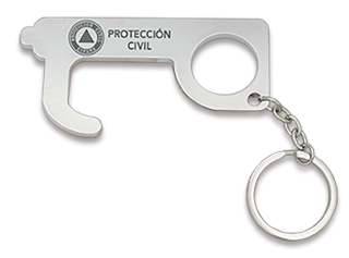 Llavero empujador Protección Civil