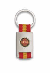 Porte-clés rectangle.Lacet ESP.Plaquette