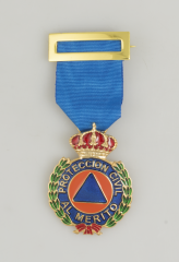 Medalla Merito Pro. Civil Oro Dtvo. Azul