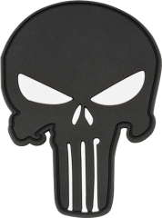 parche Calavera 6.6x9 cm con velcro