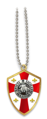 Colgante templario oro 3D