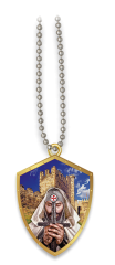 Colgante templario oro. 3D