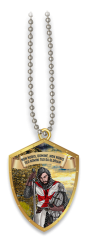 Colgante templario oro. 3D
