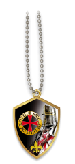 Colgante Templario oro. 3D