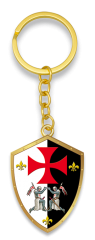 Llavero templario oro. 3D