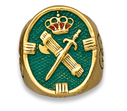 Anillo GUARDIA CIVIL acero Talla: 21
