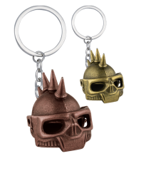 Llavero Calavera Pinchos (baños colores