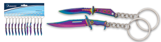Llaveros cuchillos surtidos rainbow