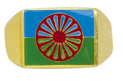 Anillo Bandera Gitana Talla: 19 ø