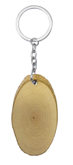 Llavero madera ovalado