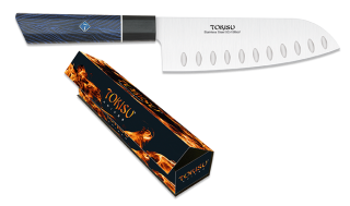 Cuchillo SANTOKU TOKISU hoja: 17 cm