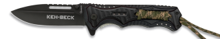 Navaja Albainox KEH-BECK camo negro 9cm