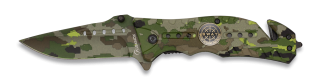 Navaja Albainox  Camo Verde. H: 8