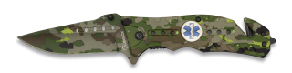 Navaja Albainox  Camo Verde. H: 8