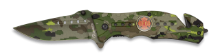 Navaja Albainox  Camo Verde. H: 8