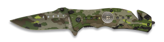 Navaja Albainox  Camo Verde. H: 8