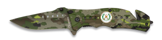 Navaja Albainox  Camo Verde. H: 8