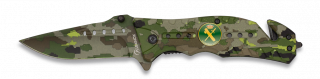 Navaja Albainox  Camo Verde. H: 8