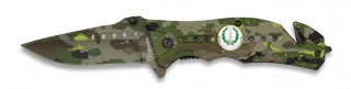 Navaja Albainox  Camo Verde. H: 8