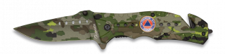 Navaja Albainox  Camo Verde. H: 8