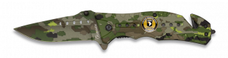 Navaja Albainox  Camo Verde. H: 8