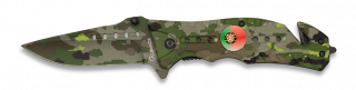 Navaja Albainox  Camo Verde. H: 8