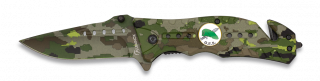 Navaja Albainox  Camo Verde. H: 8