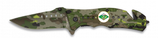 Navaja Albainox  Camo Verde. H: 8
