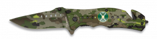 Navaja Albainox  Camo Verde. H: 8
