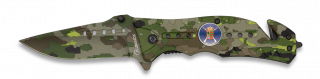 Navaja Albainox  Camo Verde. H: 8