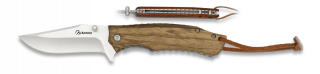 Navaja Albainox Madera zebra. hoja: 8