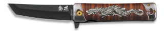 Navaja ALBAINOX Dragon plata.