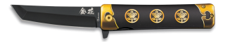 Navaja ALBAINOX " Flor de oro" h:9