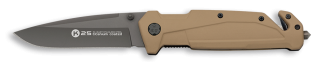 navaja K25 goma. titanium coated TAN. 9