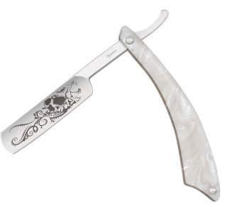 navaja barbera nacar Mx Skull Albainox.