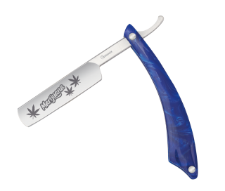 navaja barbera nacar Azul Albainox