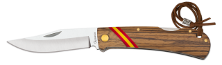 navaja Albainox madera zebra, bander