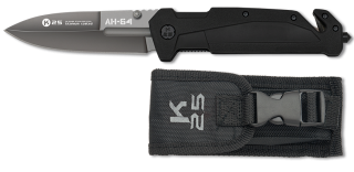 K25 Navaja, AH-64 mango engomado Negro.