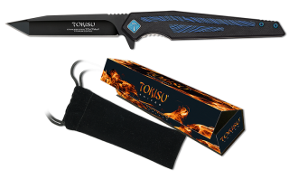 Navaja TOKISU. cachas de damasco G10.